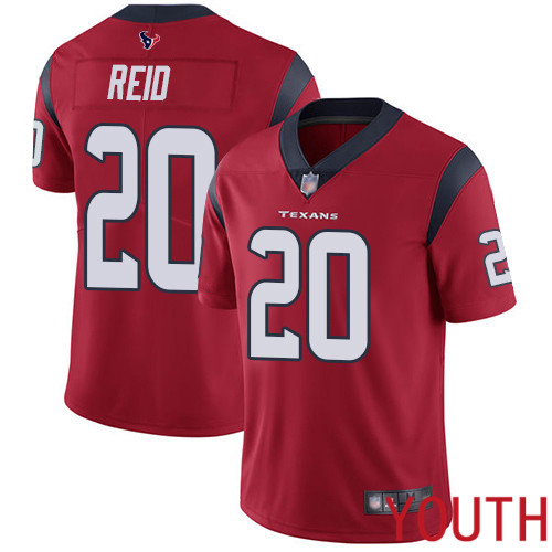 Houston Texans Limited Red Youth Justin Reid Alternate Jersey NFL Football #20 Vapor Untouchable->youth nfl jersey->Youth Jersey